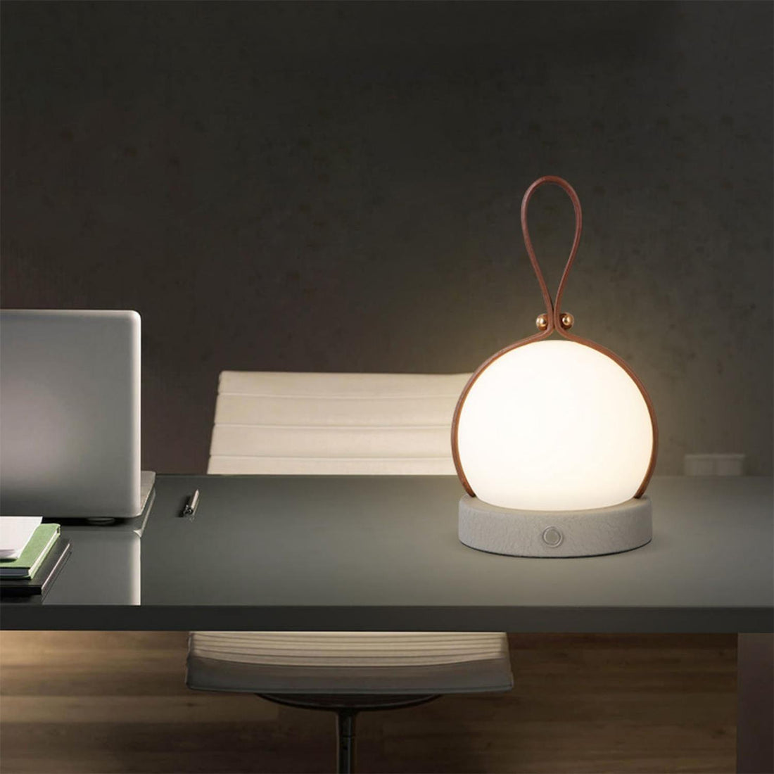 Lantern Indoor Table Lamp - Built-in Battery Modern Iron Lighting