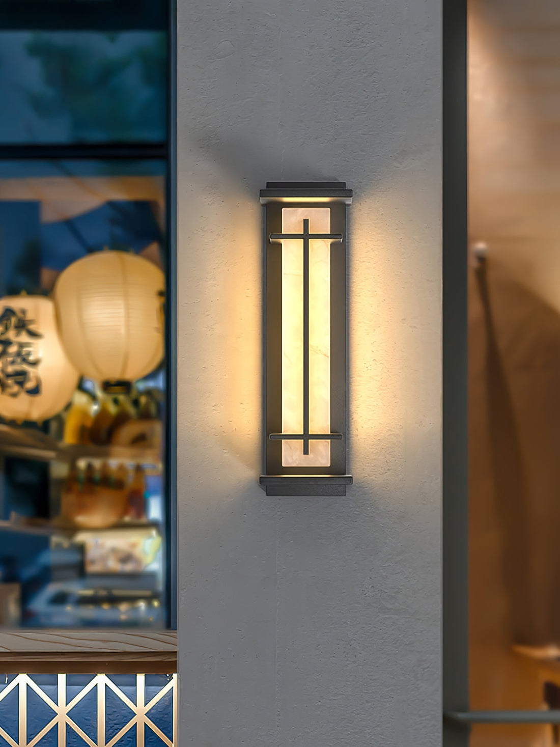 Quadratische Außenwandleuchte - Wasserdichte LED-Lampe für Garten &amp; Terrasse