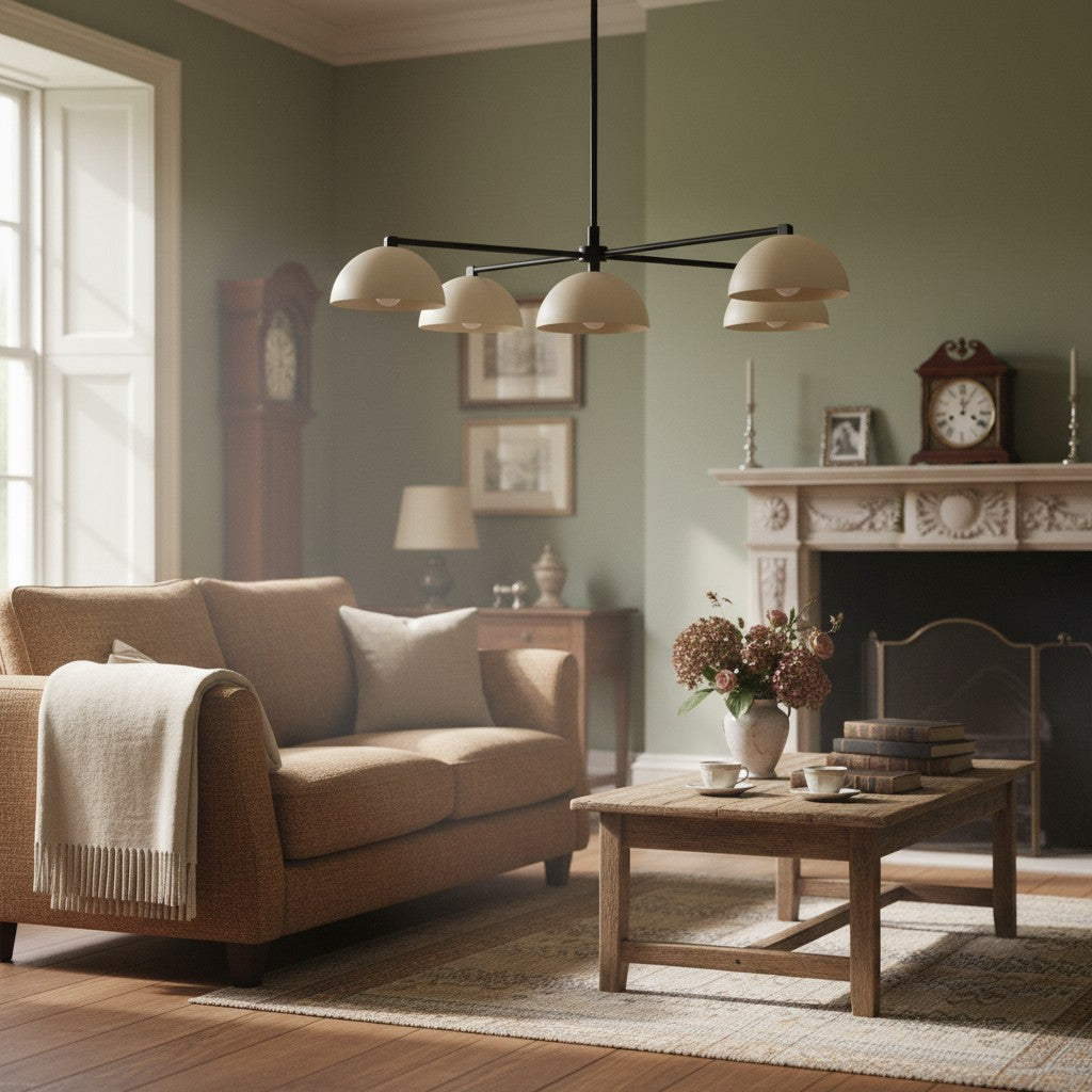 Stilvoller Deckenleuchter Metio Dome – zeitloser Akzent für die Wohnraumbeleuchtung