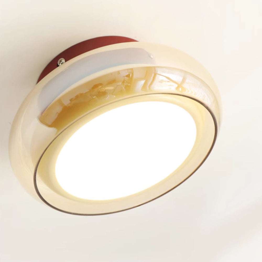 Modern Glass Ceiling Light - Elevate Ambiance Fixture for Living Room