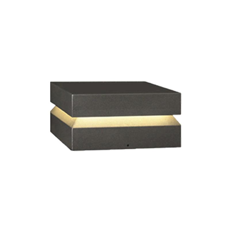 Square Post Outdoor Light - Waterproof Garden Lamp for Pathway