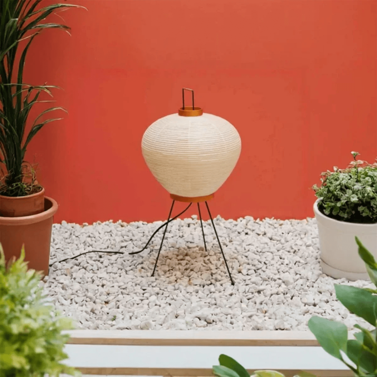 Washi Paper Table Lamp - Handcrafted Shade for Elegant Ambient Lighting