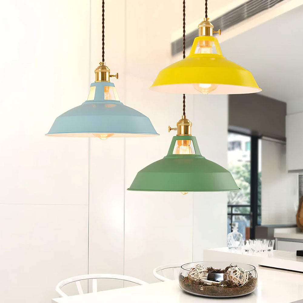 Modern Colourful Kitchen Pendant – Simple Fixture for Stylish Spaces
