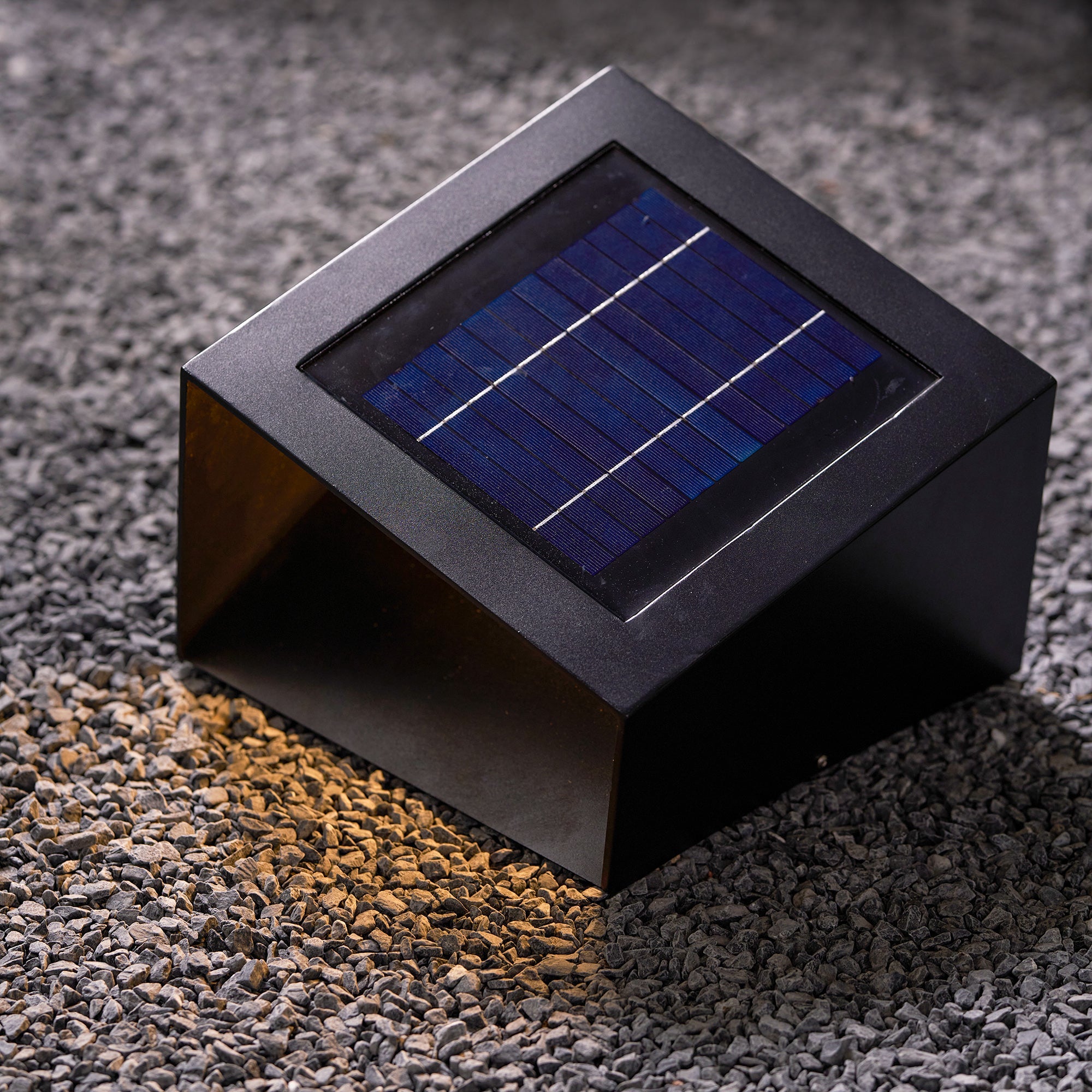 Cube Garden Solar Light - Compact LED Lamp for Patio & Small Gardens