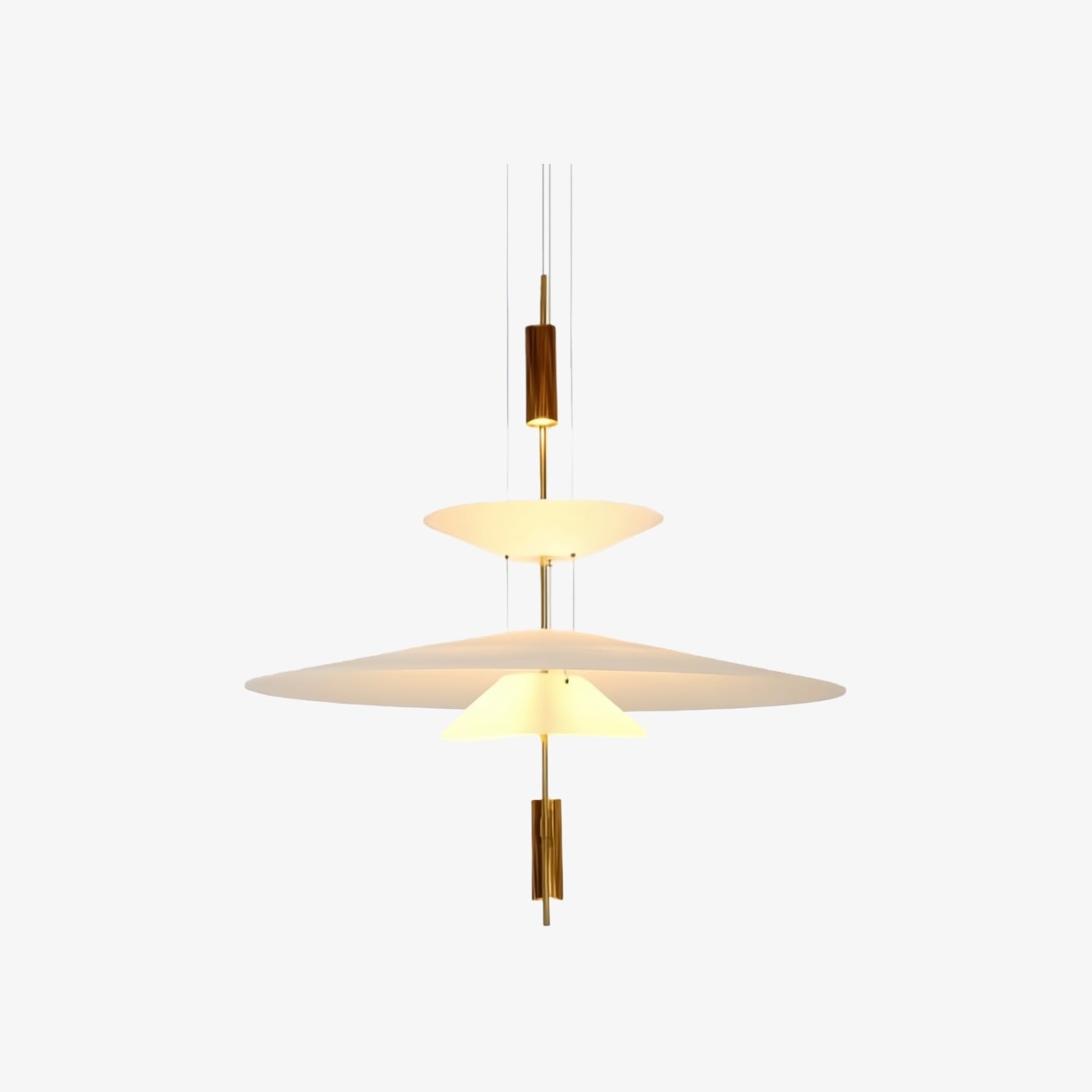 Plumeo Flamingo Multi Layered Pendant Light - Minimalist Light Fixture for Modern Living Rooms N54