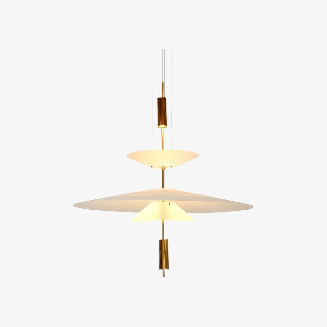 Plumeo Flamingo Multi Layered Pendant Light - Minimalist Light Fixture for Modern Living Rooms N54