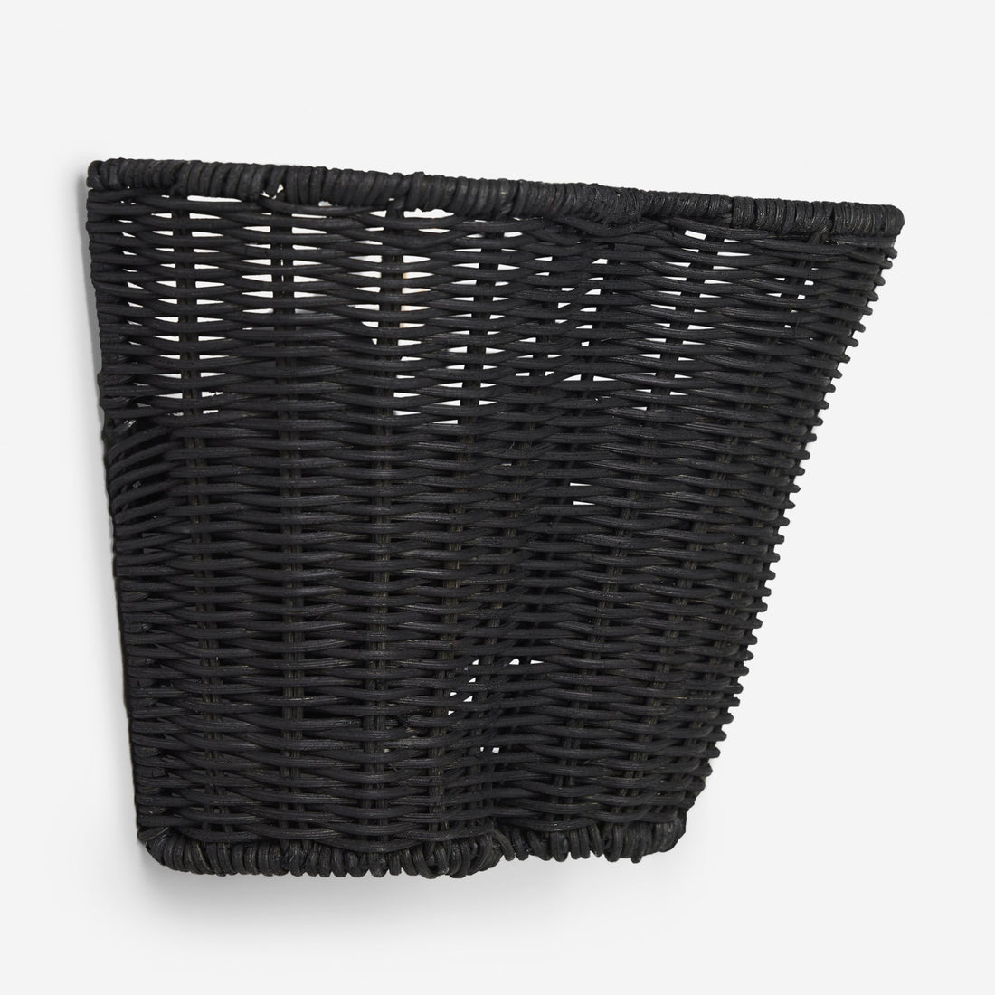 Wickara Woven Wall Sconce – Scalloped Basket Shade Wall Light for Bedroom