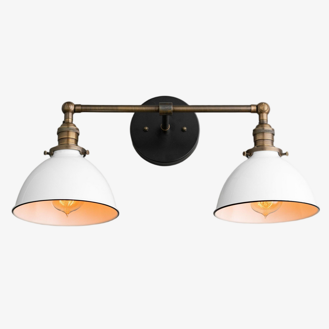 Conique Metal Industrial Vanity Light - Modern Bathroom Lighting Fixture