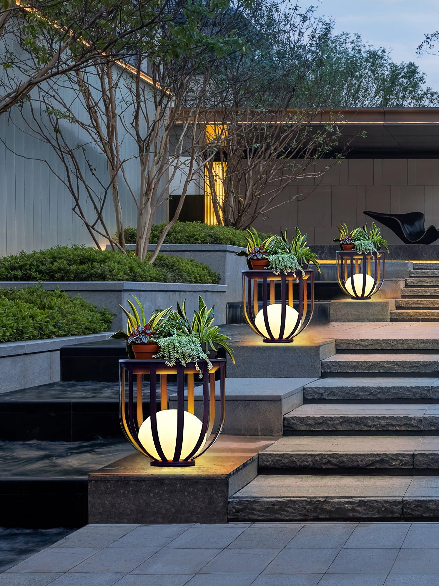 Solar-Gartenlampe für den Außenbereich – wetterfestes Solarlicht aus Acryl