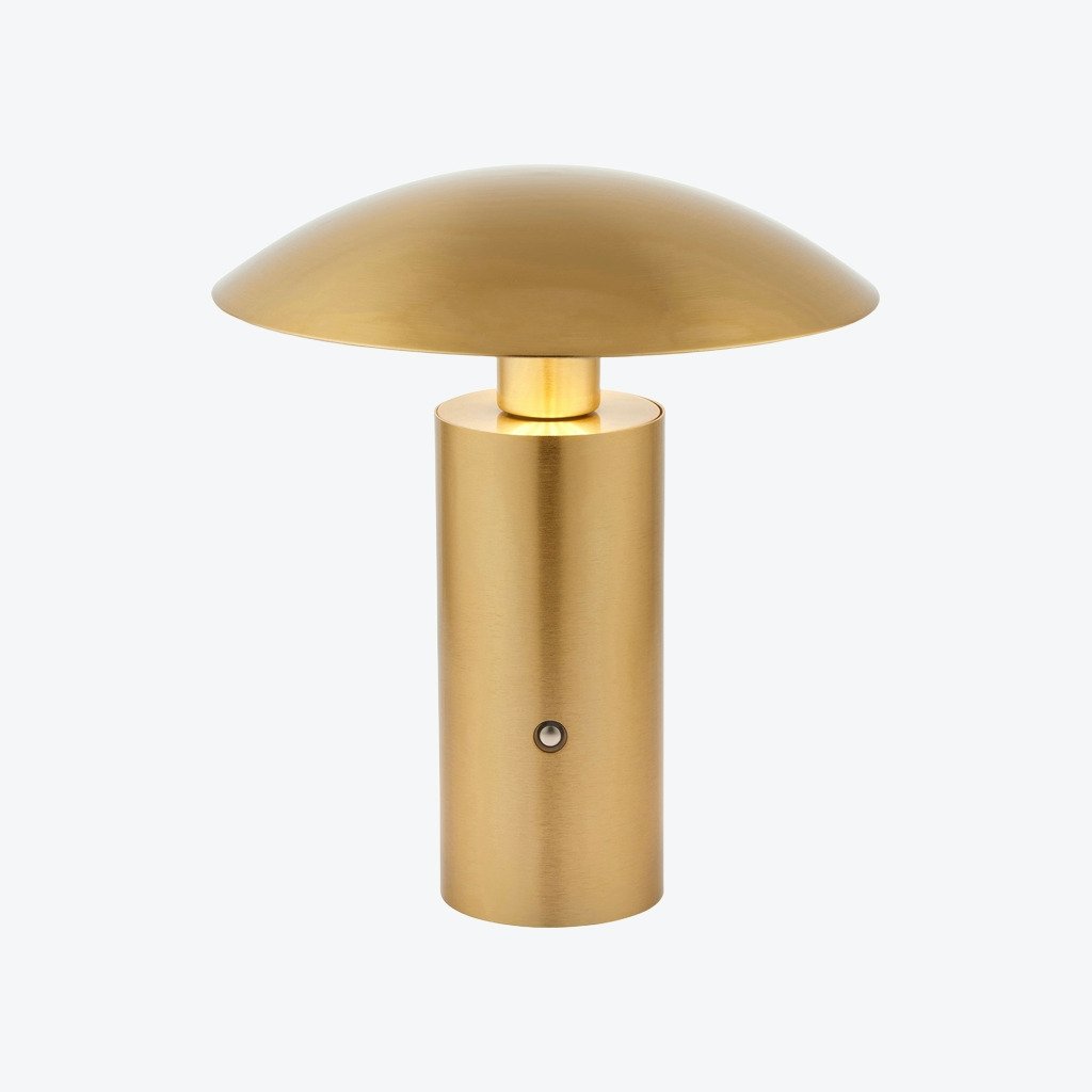 Oricone Portable LED Table Light – Touch-Dimmer Cordless Mushroom Lamp for Dining and Bedside