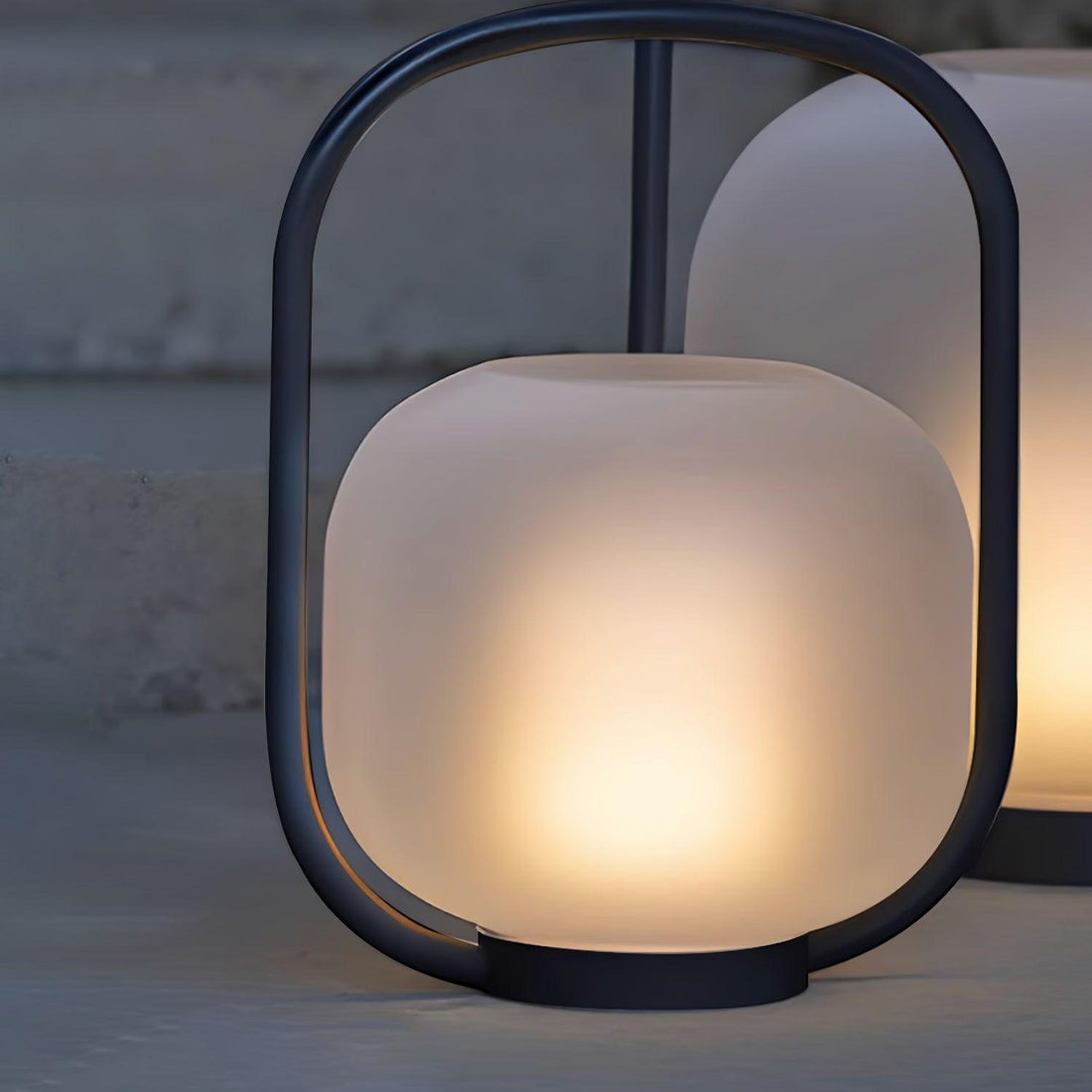 Tragbare Laterne Outdoor-Tischlampe - Wiederaufladbare Lampe für Balkon