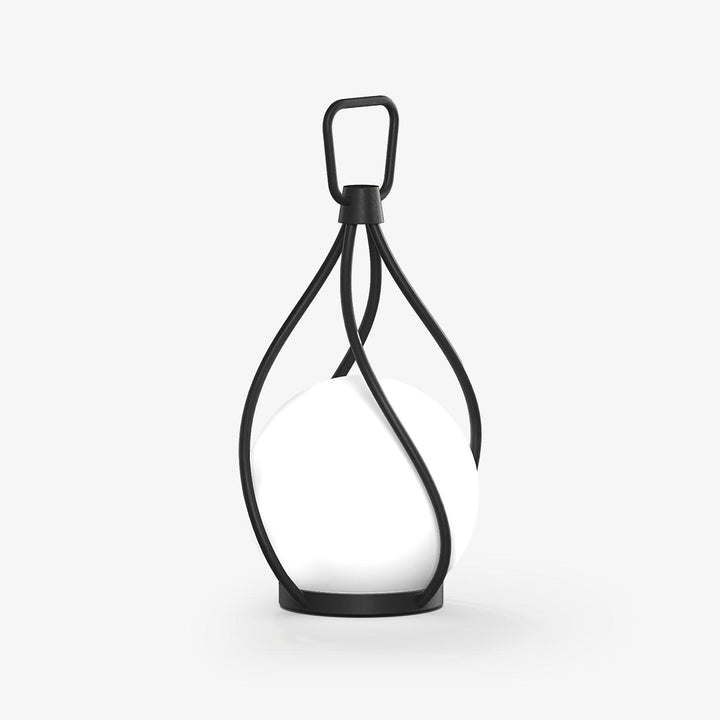 Orb Lantern Table Lamp - Rechargeable LED Light for Indoor & Patio