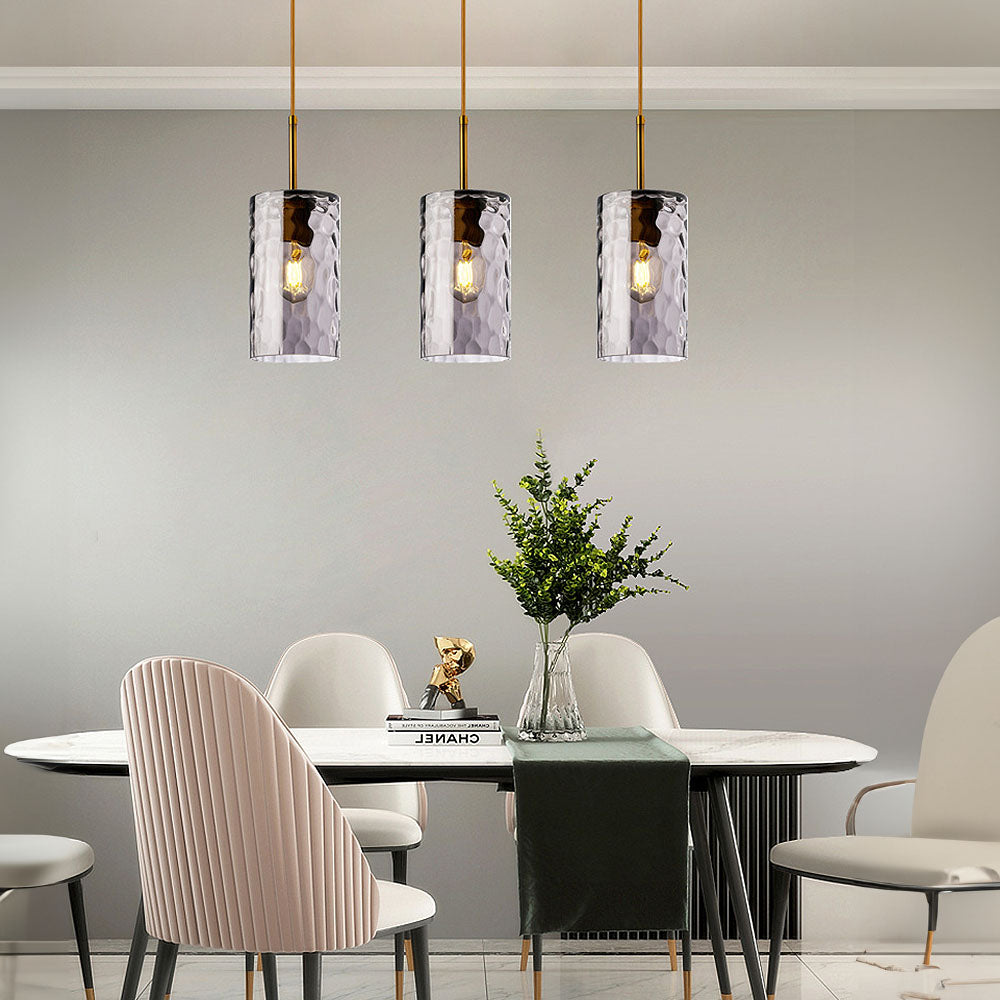 Ripple Glass Pendant Light - Simple Creative Design for Dining Room