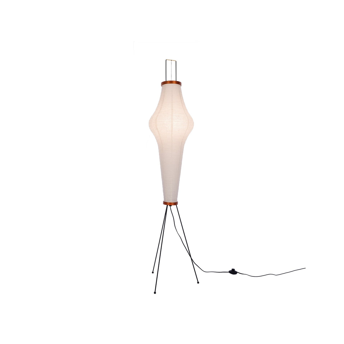 Rice Paper Floor Lamp - Bamboo Frame Soft Light for Living Room