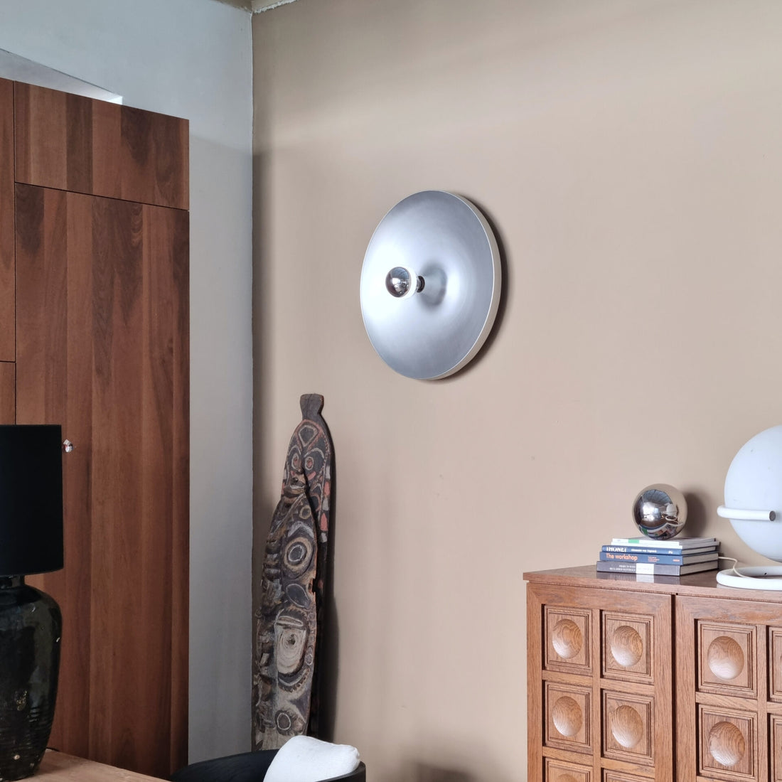Space Age Disc Ceiling and Wall Lamp