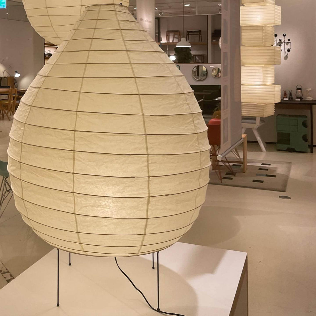 Tischlampe aus Washi-Papier – Laternendesign für Wohnzimmer und Schlafzimmer