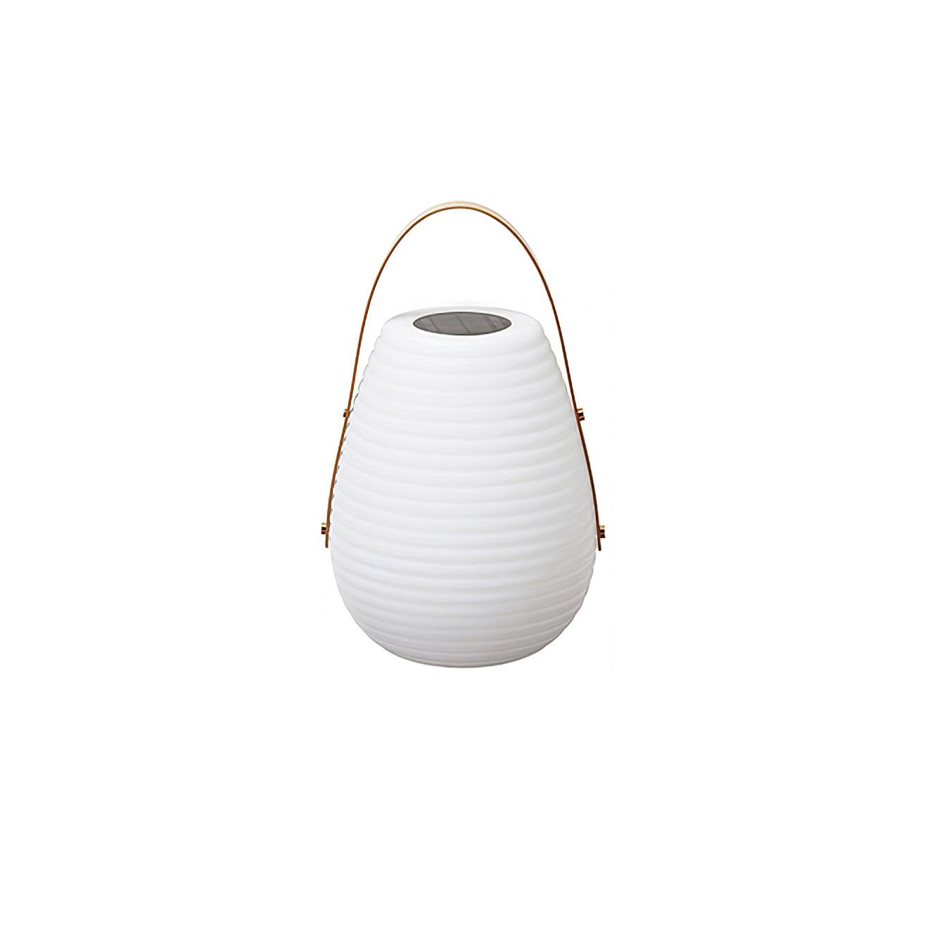 Lantern Outdoor Lamp - Frosted Plastic Portable Warm Light for Garden