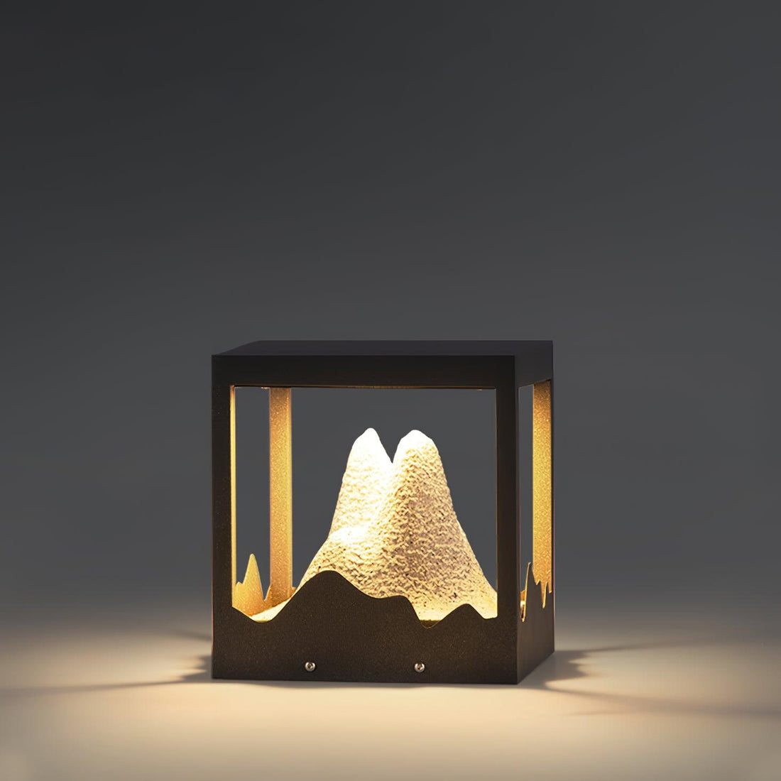 Garden Outdoor Light - Mountain Pattern Warm Light