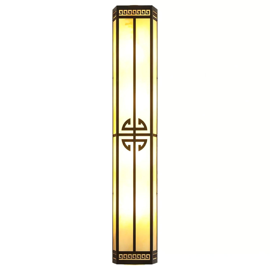 Schneeflocken-Wandleuchte aus Gipsmetall – quadratische, elegante Lampe für den Außenbereich