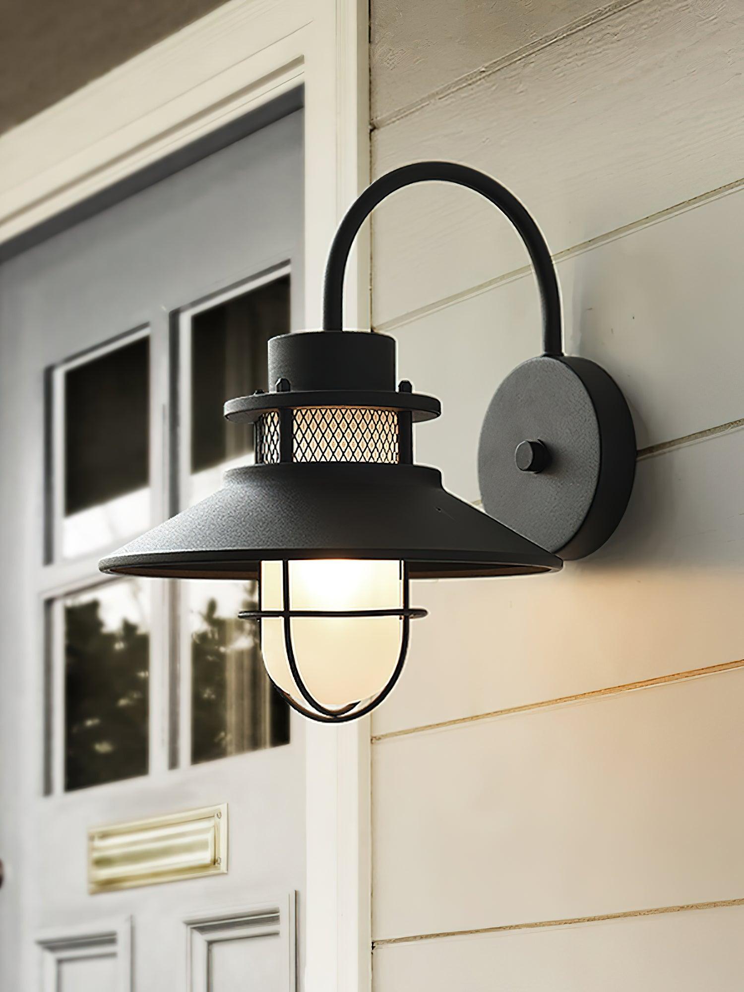 Outdoor Wall Lamp - Industrial Decor Wall Lamp Great for Patio/Porch