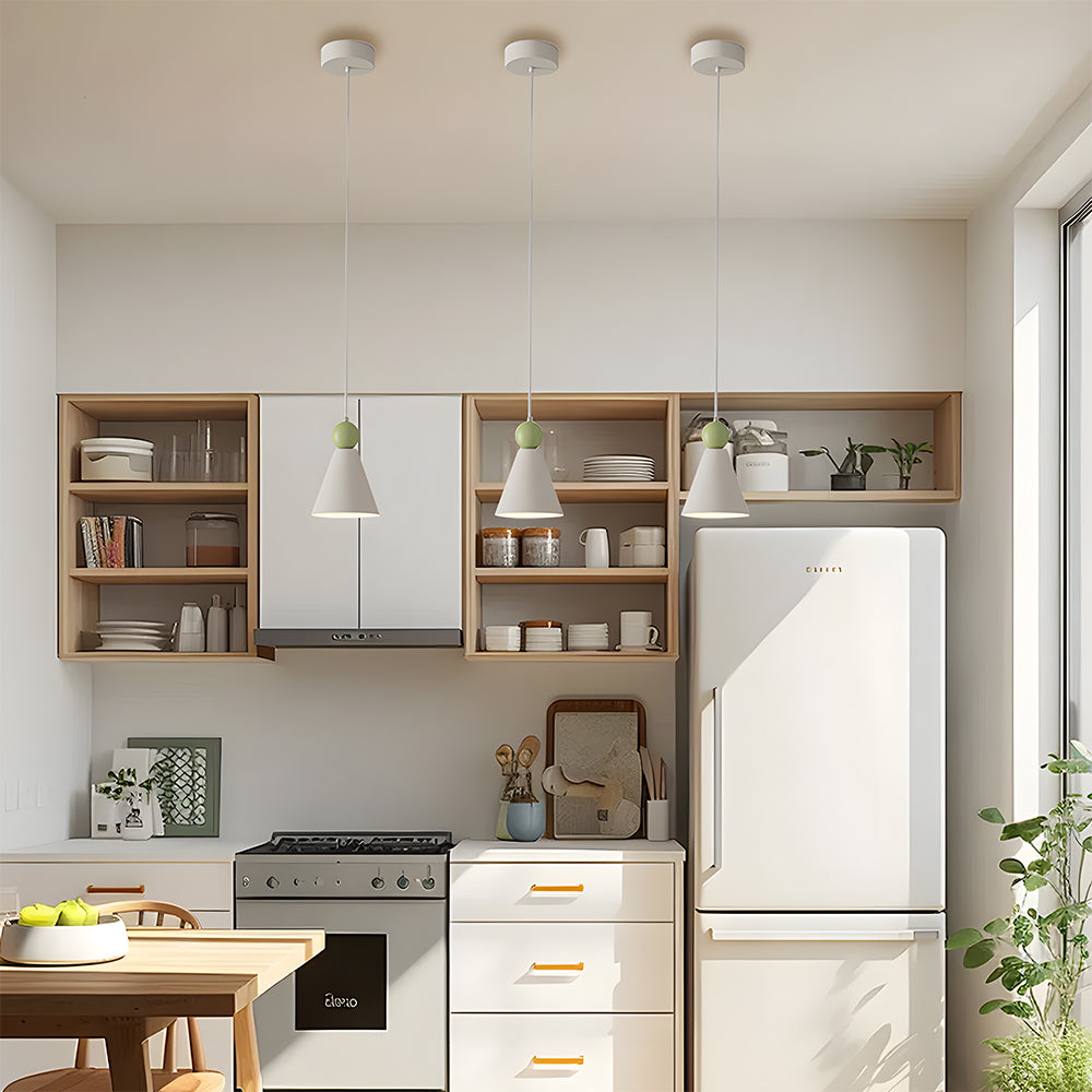 Iron Pendant Light - Compact Minimalist Living Room Lighting