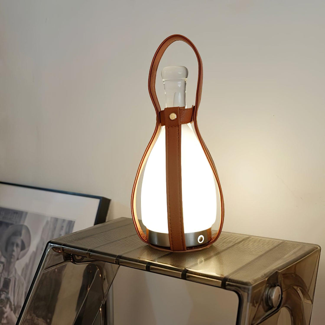 Tragbare Akku-Tischlampe – wiederaufladbare moderne Lampe für Schreibtisch &amp; Zimmer