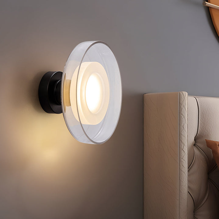 Nordic Wall Sconce - Modern Glass Round LED Lighting