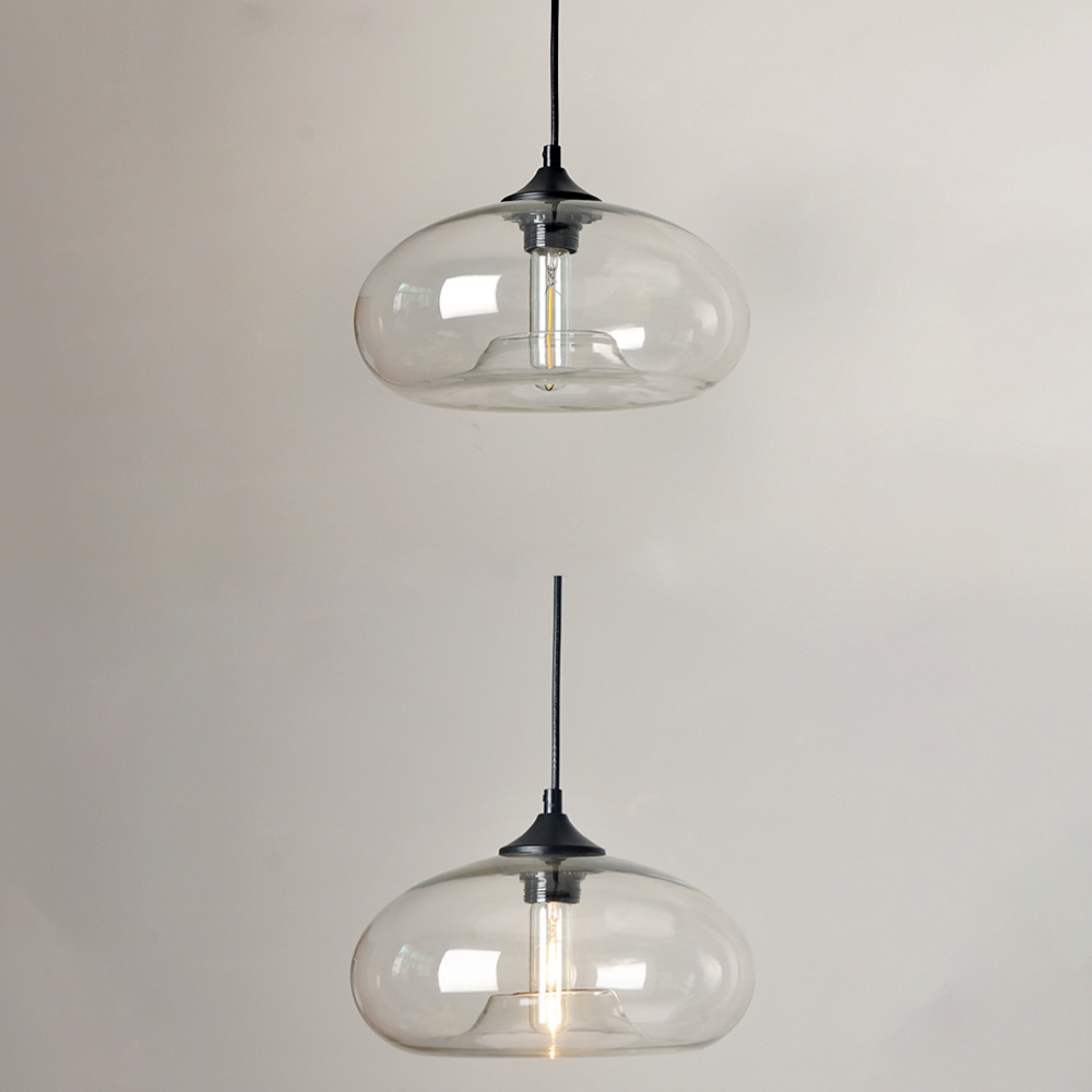 Artistic Glass Pendant Light - Colorful Unique Lamp for Dining Room