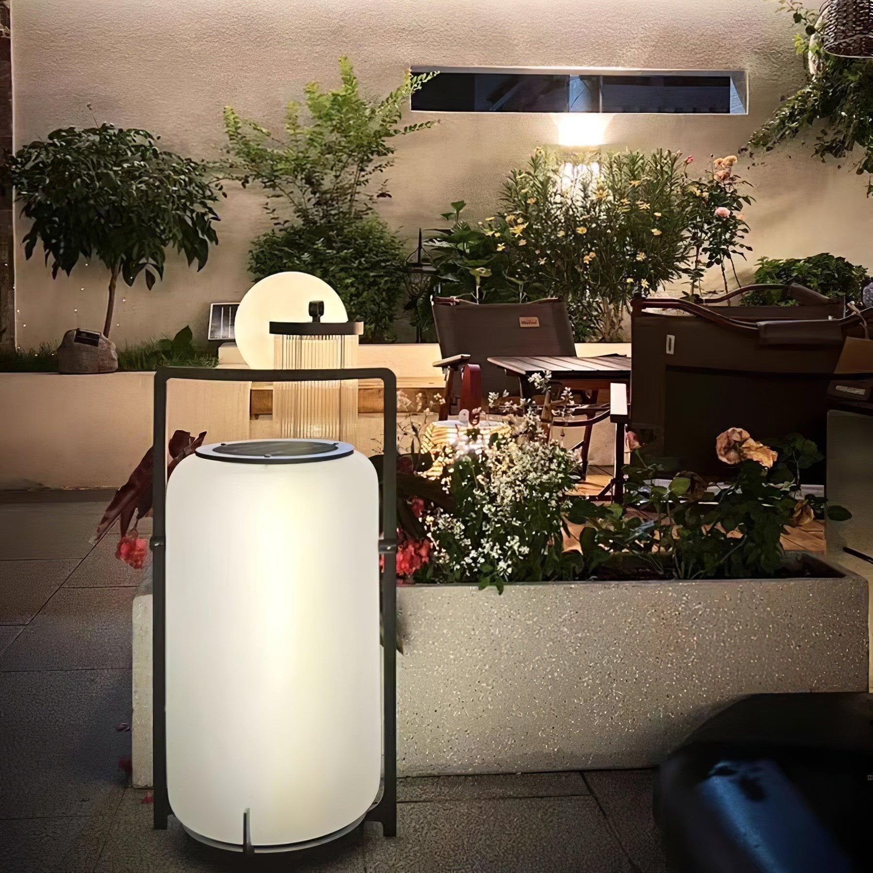 Solar-Tischlampe für den Außenbereich – Langlebigkeit aus Edelstahl