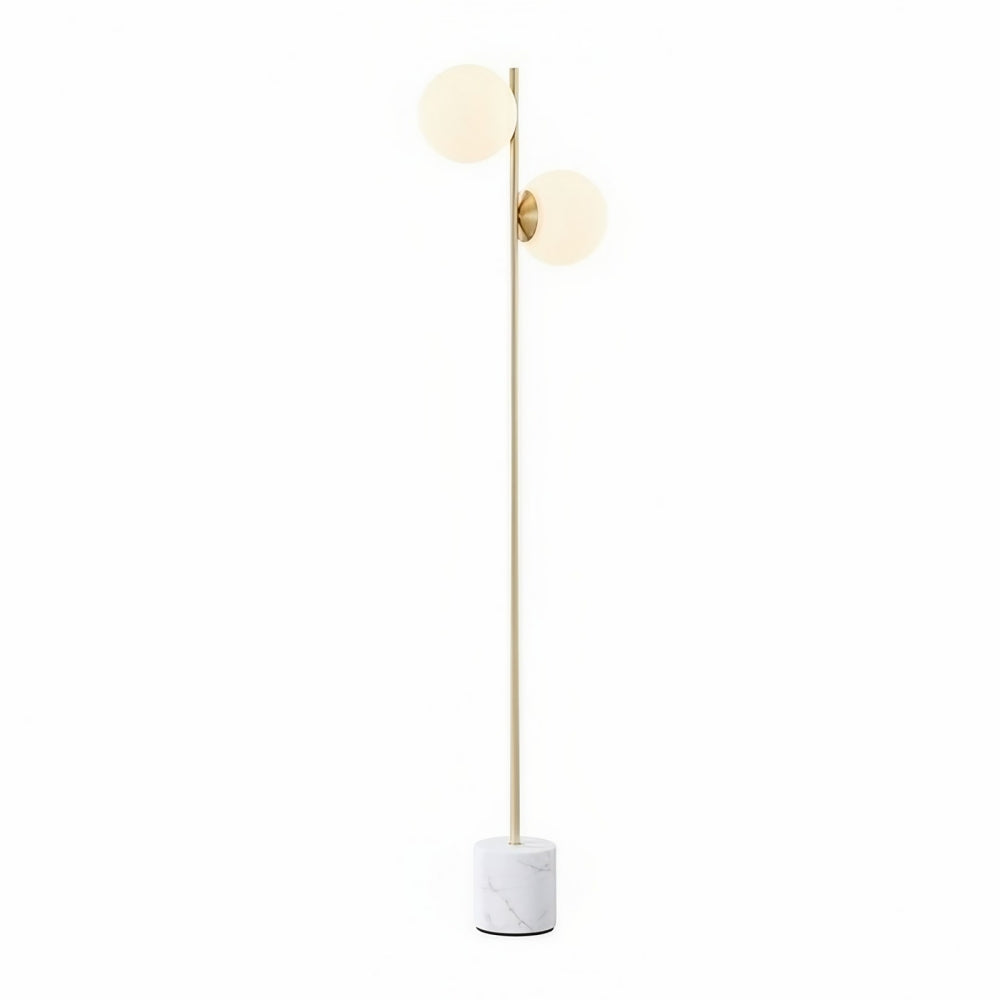Brina Glass Multi-Light Floor Lamp - Modern Standing Light with Elegance