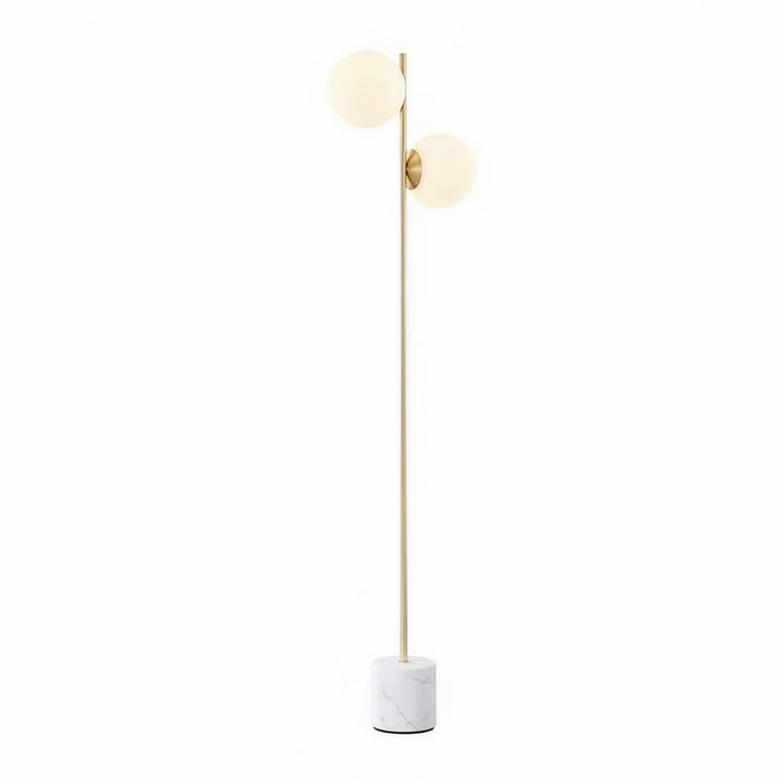Brina Glass Multi-Light Floor Lamp - Modern Standing Light with Elegance