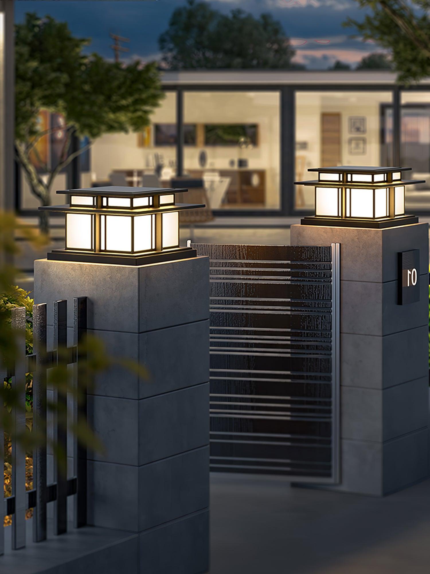 Pillar Outdoor Light - Durable Garden Lamp for Patio & Pathway