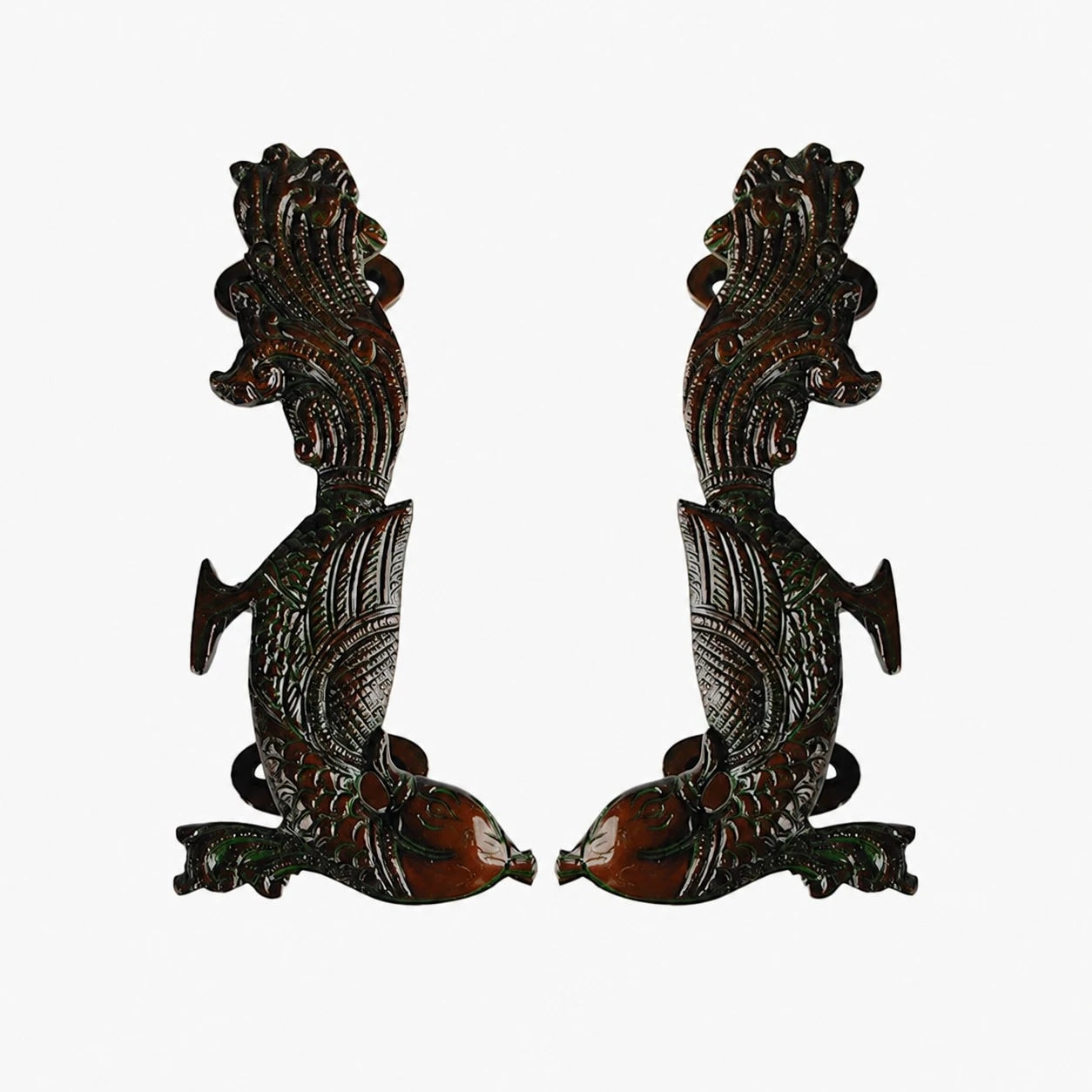 Handcrafted Brass Animal Door Handles 11