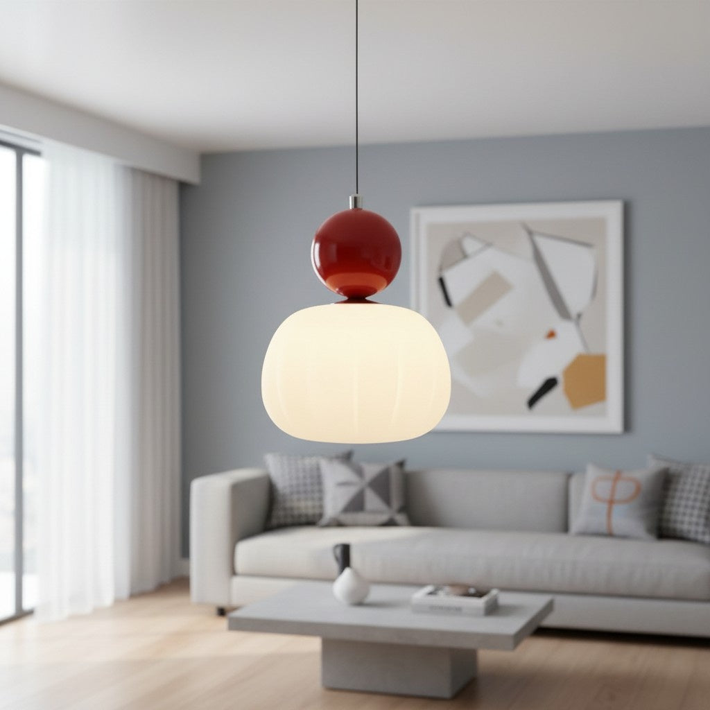 Ornavigo Geometric Art Deco Pendant Light - Modern Bauhaus Orb Style for Kitchen Island