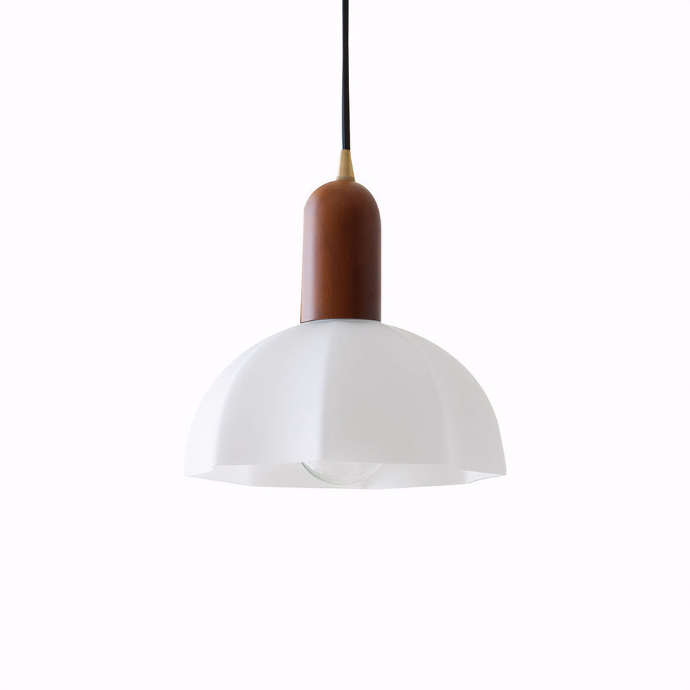 Retro Glass Pendant Light - Creative Bedroom Lighting Vintage