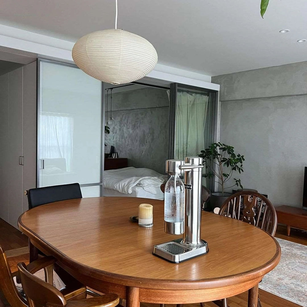 Mulberry Washi Pendant Lamp - Soft Handmade Light for Warm Home Decor