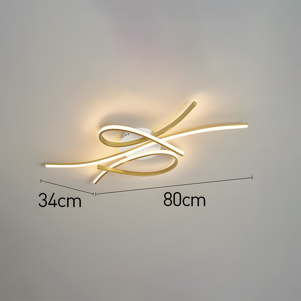 Musical Notes Ceiling Lamp – Unique LED Light for Living Room Décor