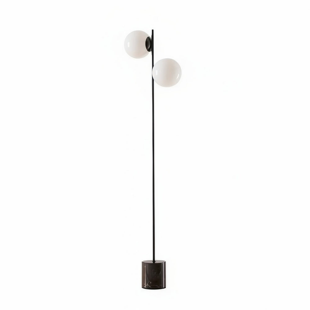 Brina Glass Multi-Light Floor Lamp - Modern Standing Light with Elegance