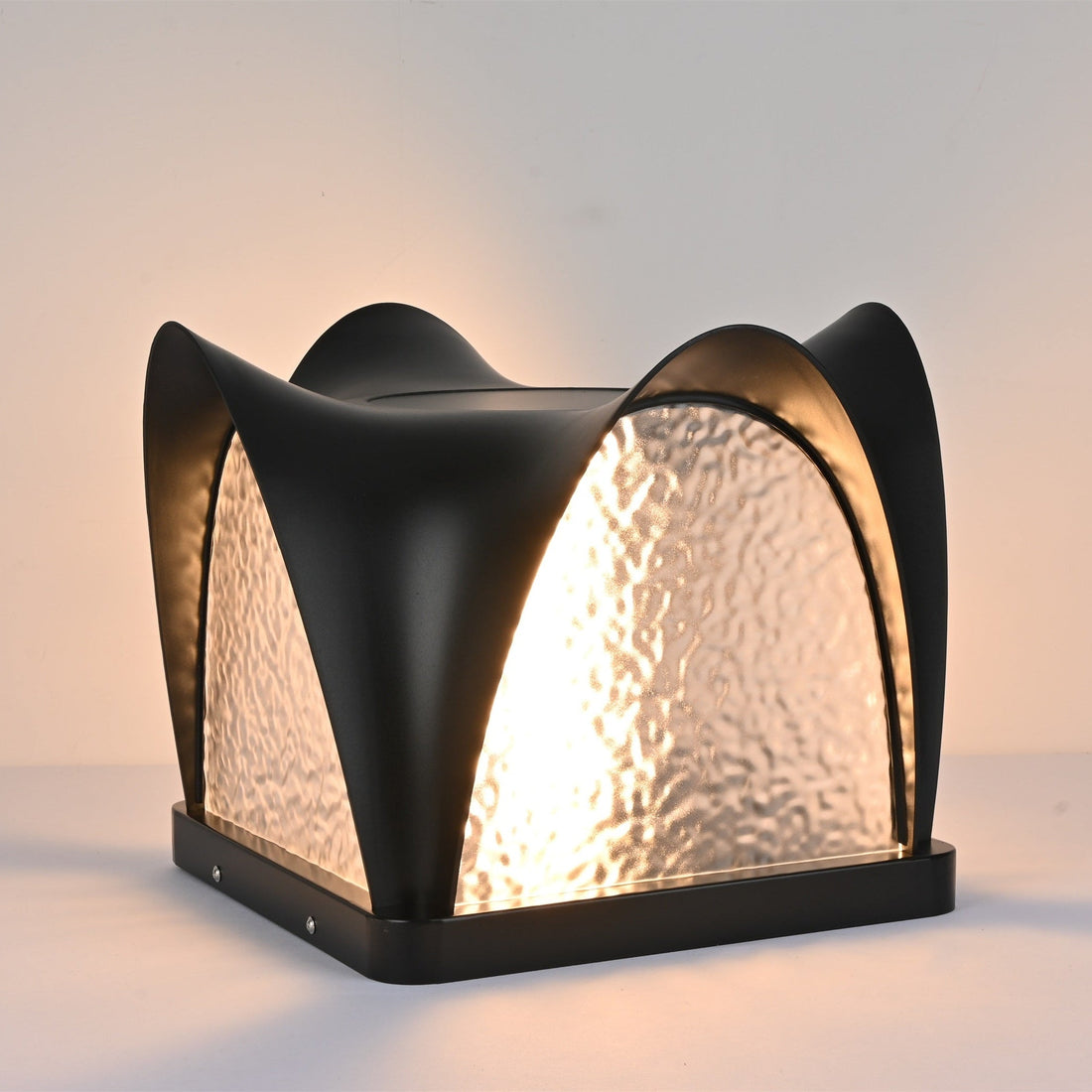 Modern Outdoor Lantern - Solar LED Lamp for Garden, Patio & Walkway