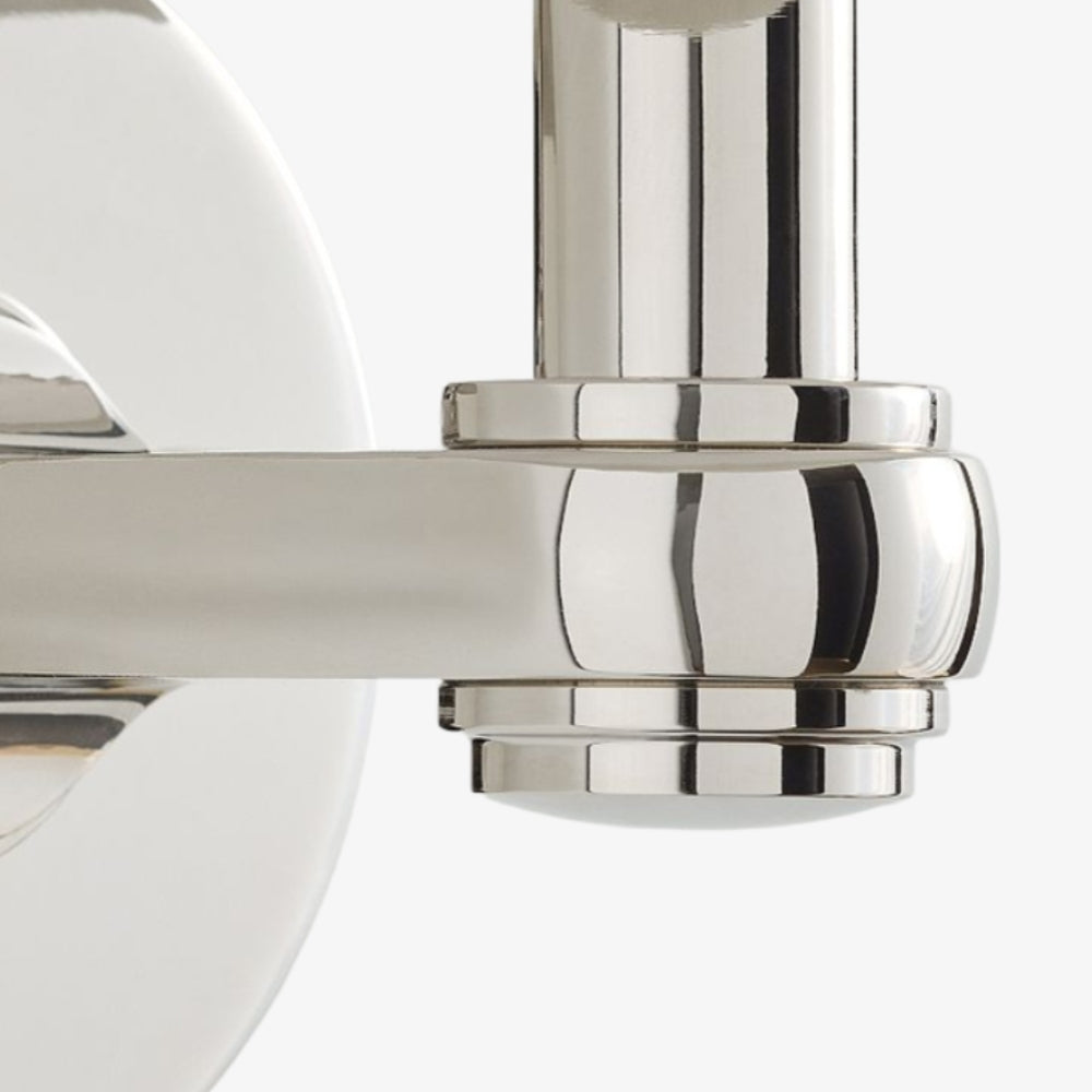 Roven Metal Wall Sconce – Sleek Metal Single or Triple Sconce for Vanity or Bathroom