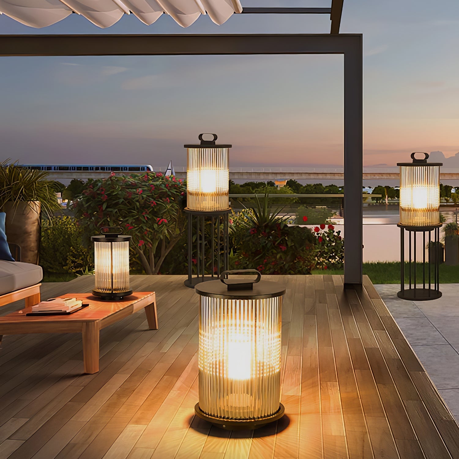 Lantern Garden Outdoor Light - Garden Outdoor Lamp Ideal for Walkways