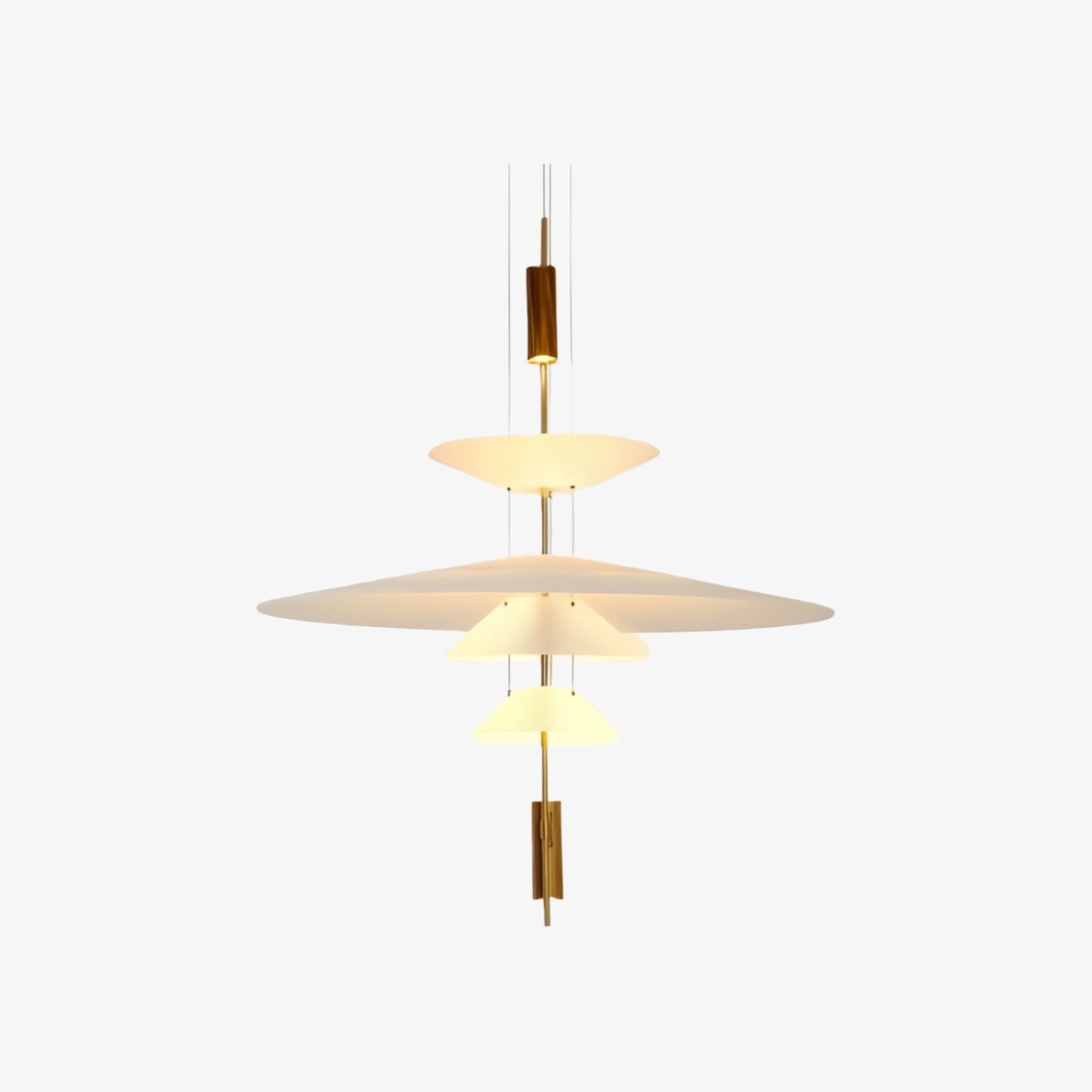 Plumeo Flamingo Multi Layered Pendant Light - Minimalist Light Fixture for Modern Living Rooms N54