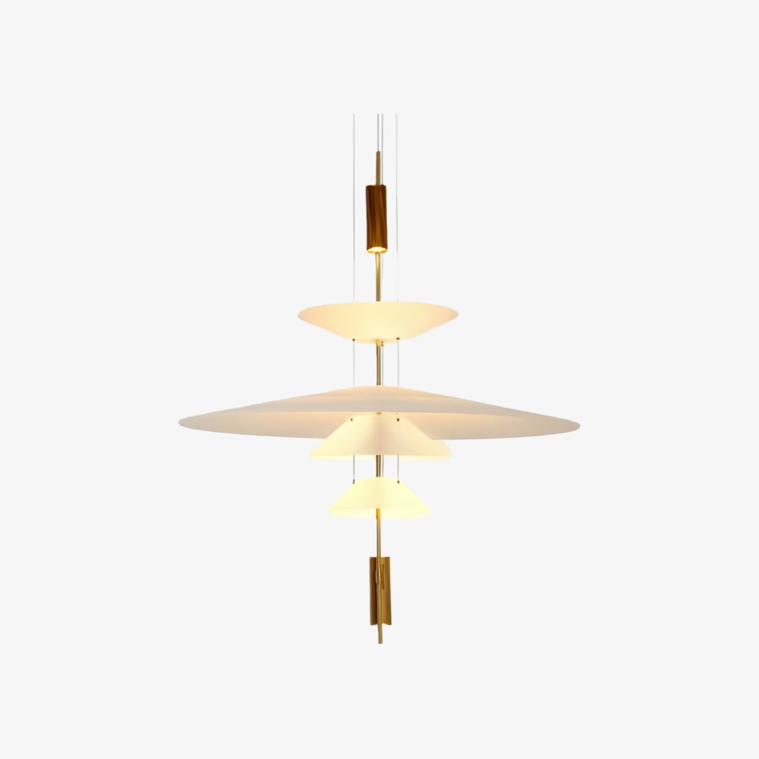 Plumeo Flamingo Multi Layered Pendant Light - Minimalist Light Fixture for Modern Living Rooms N54