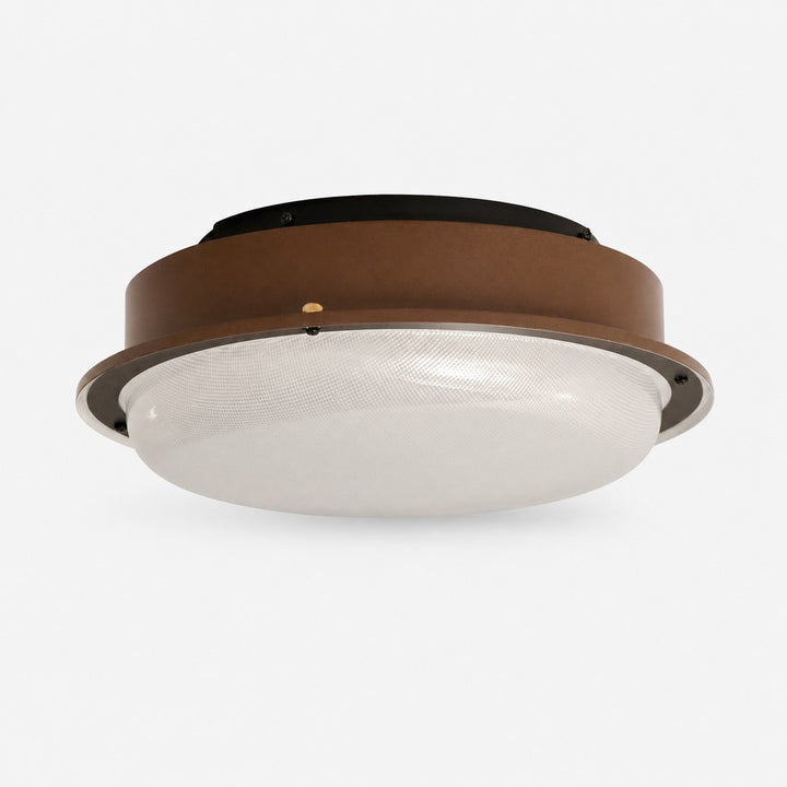 Chestnut Brown integrated LED flush mount ceiling light
