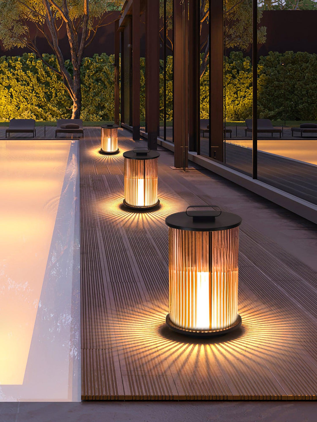 Lantern Garden Outdoor Light - Garden Outdoor Lamp Ideal for Walkways