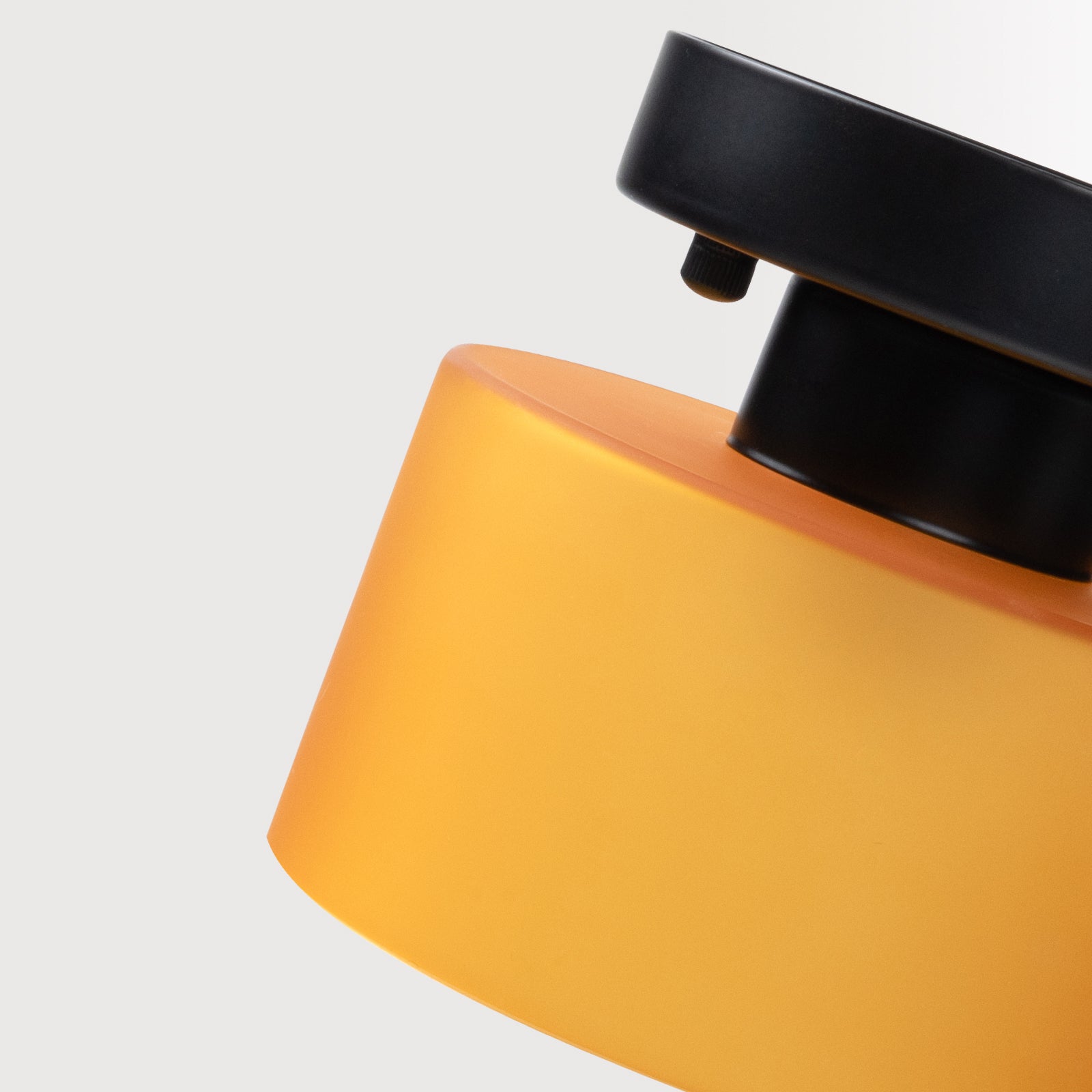 Bauhaus Glas Deckenleuchte - Minimalistische Mini Design Lampe für den Flur