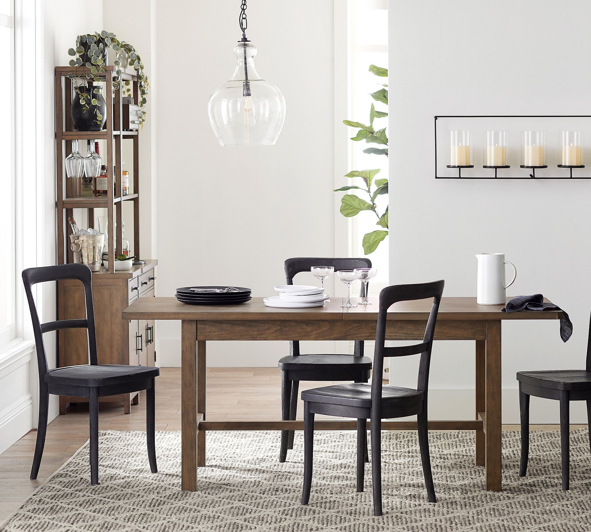 Lawson Glass Pendant Light - Recycled & Milk Glass with Bronze Accent