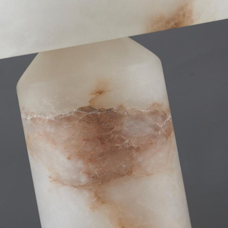 Natural Alabaster Stone Texture Mushroom Table Lamp