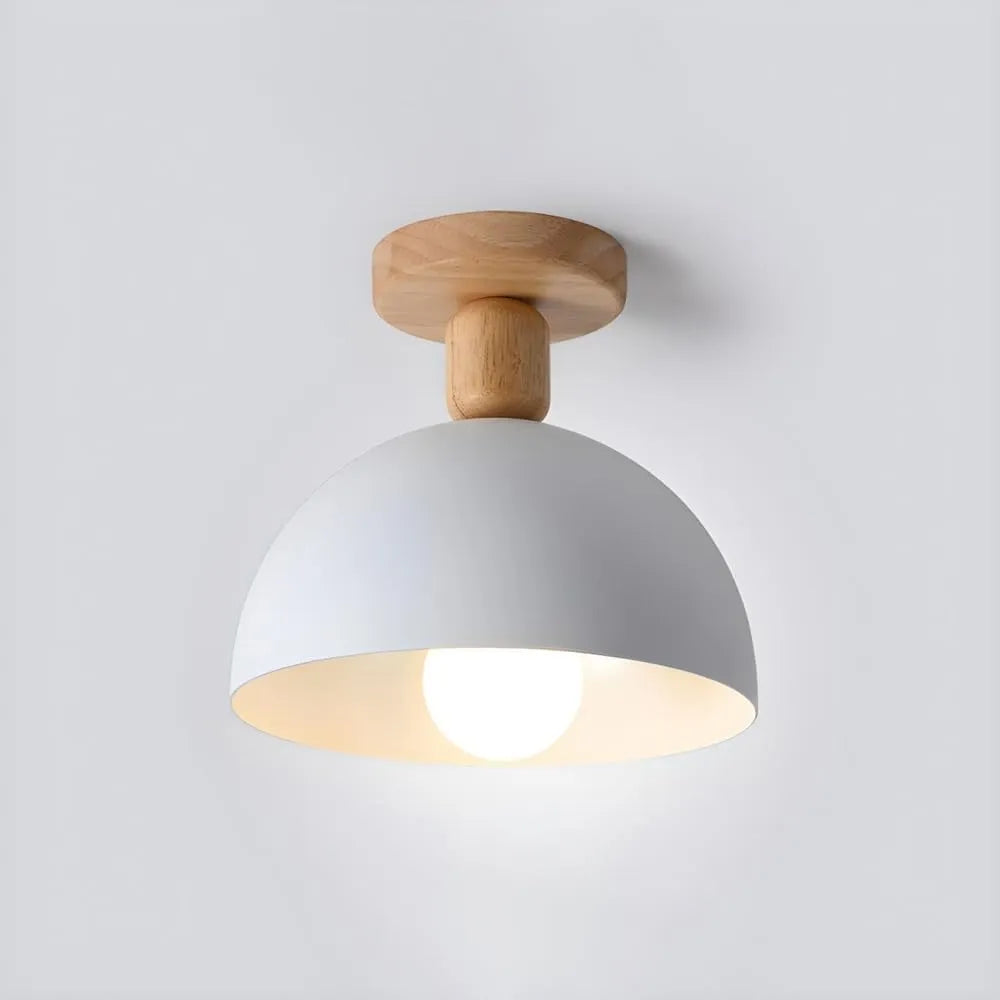 Modern Iron Ceiling Light - Round Fixture for Hallway
