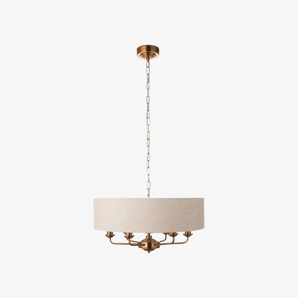 Tela Classic Multi-Light Design Pendant Light – Traditional Style Hanging Lamp for Dining Room